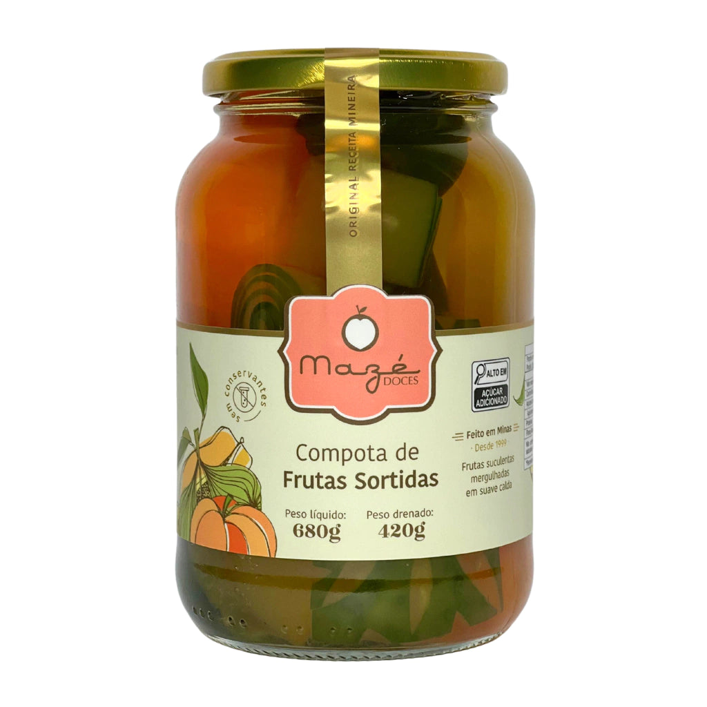 Compota de frutas sortidas 680 g