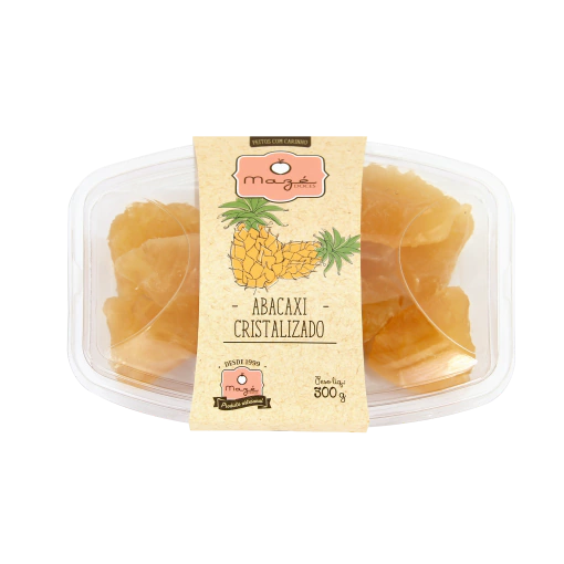 Abacaxi cristalizado 300g ou 450g