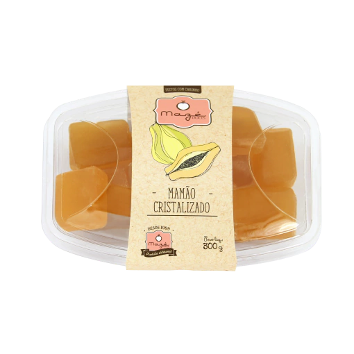 Mamão amarelo cristalizado 300g ou 450g